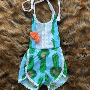 Baby girls cactus halter dress